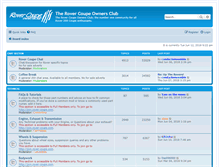 Tablet Screenshot of forum.rover-coupe.com